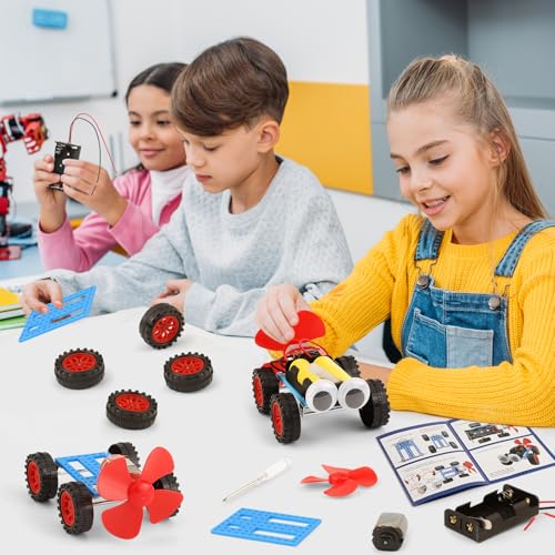 STEM Science Kits for Kids, 5 Set Wind Powered Car for Boy Toys Bulk Gifts - Image 6