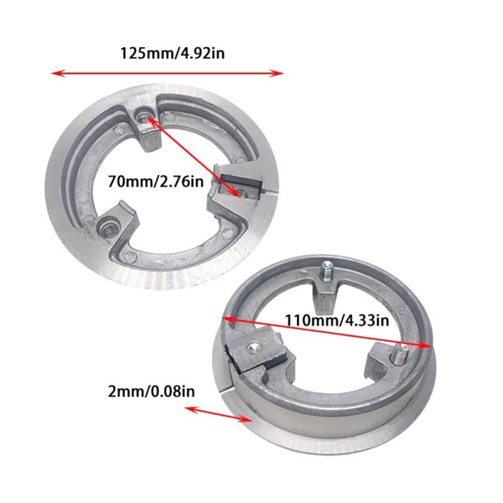 Bague de conversion de frein arrière tambour à disque 110mm trou 70mm