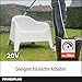 Powerplus Dual Power Akku-Hochdruckreiniger POWDPG80620-20 V Akku-Terrassenreiniger, Start/Stop-Funktion, 25 Bar Druck, ohne Batterie und Ladegerät