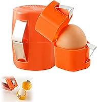 Vista 9 de 3 piezas de abridor de cáscara de huevo, herramienta de corte de galletas de huevo 2026 para huevos duros, separador de huevos de mano para huevos