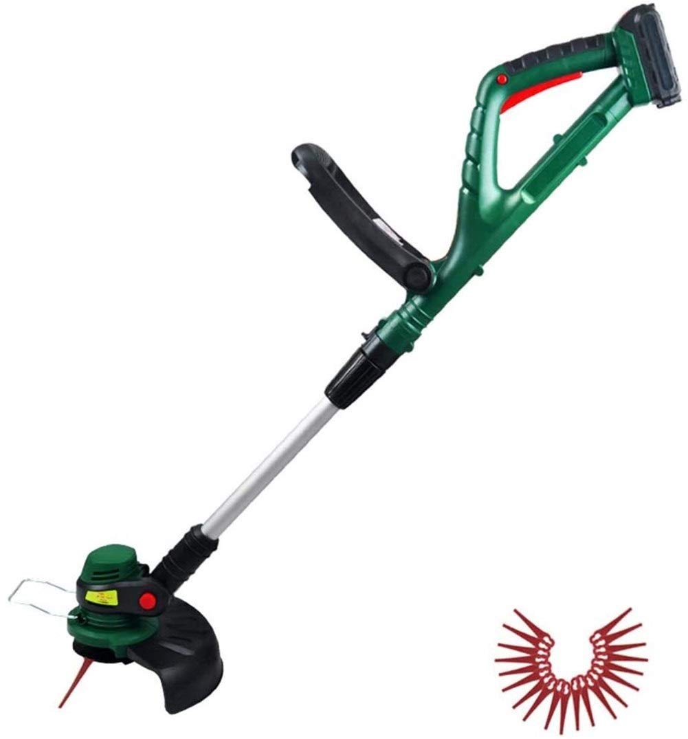 Tagliaerba rotativo a Batteria con Batteria da 2,0 Ah Tagliaerba Elettrico per Erba per Uso Domestico Teles Tagliaerba Leggero, Erba