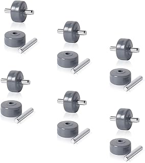Vacuum Cleaner Replacement Wheels for Shark Navigator Rotator, Compatible with Models NV341, NV350, NV351, NV352, NV355, NV356e, NV500, NV501, NV502 More (6 Pairs)