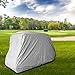 Formosa Covers | Deluxe 6 Seater Golf Cart Cover fits E Z GO, Club Car Limo, Yamaha, Polaris Gem e4 Model, Icon i60L - Stays Put in Wind and Rain - Storage Bag Included (Grey)