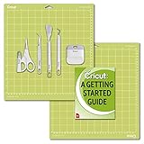 Cricut Machine Basic Tools Set, 2 Pack 12x12 Cutting Mats and Beginner eGuide Bundle