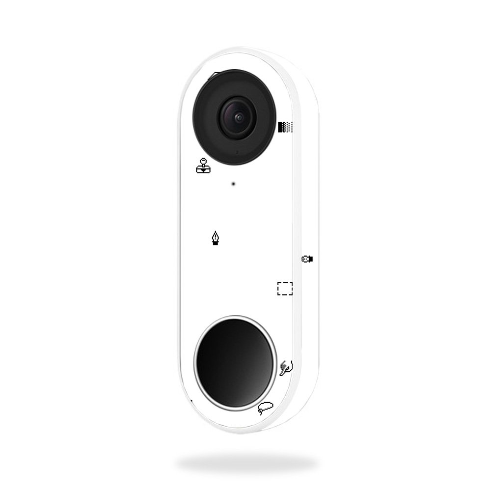 MightySkins Skin Compatible with Nest Hello Video Doorbell - Pixel Pattern | Protective, Durable, and Unique Vinyl Decal wrap Cover | Easy to Apply, Remove, and Change Styles | Made in The USA