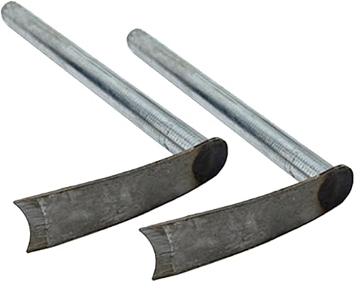 KESYOO 2 piezas de azada de jardín de acero de mano Herramientas duraderas para plantar cultivar pequeños equipos de azada para horticultura acabado