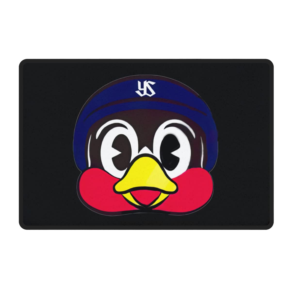Amazon｜東京ヤクルトスワローズ つば九郎 玄関マット 足ふきマット