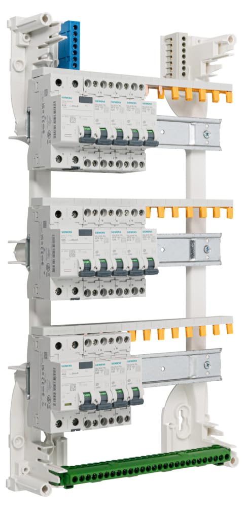 Siemens - Tableau 3 Rangées Pré-Équipé 2 Inter Diff 40A + 1 Inter Diff 63A