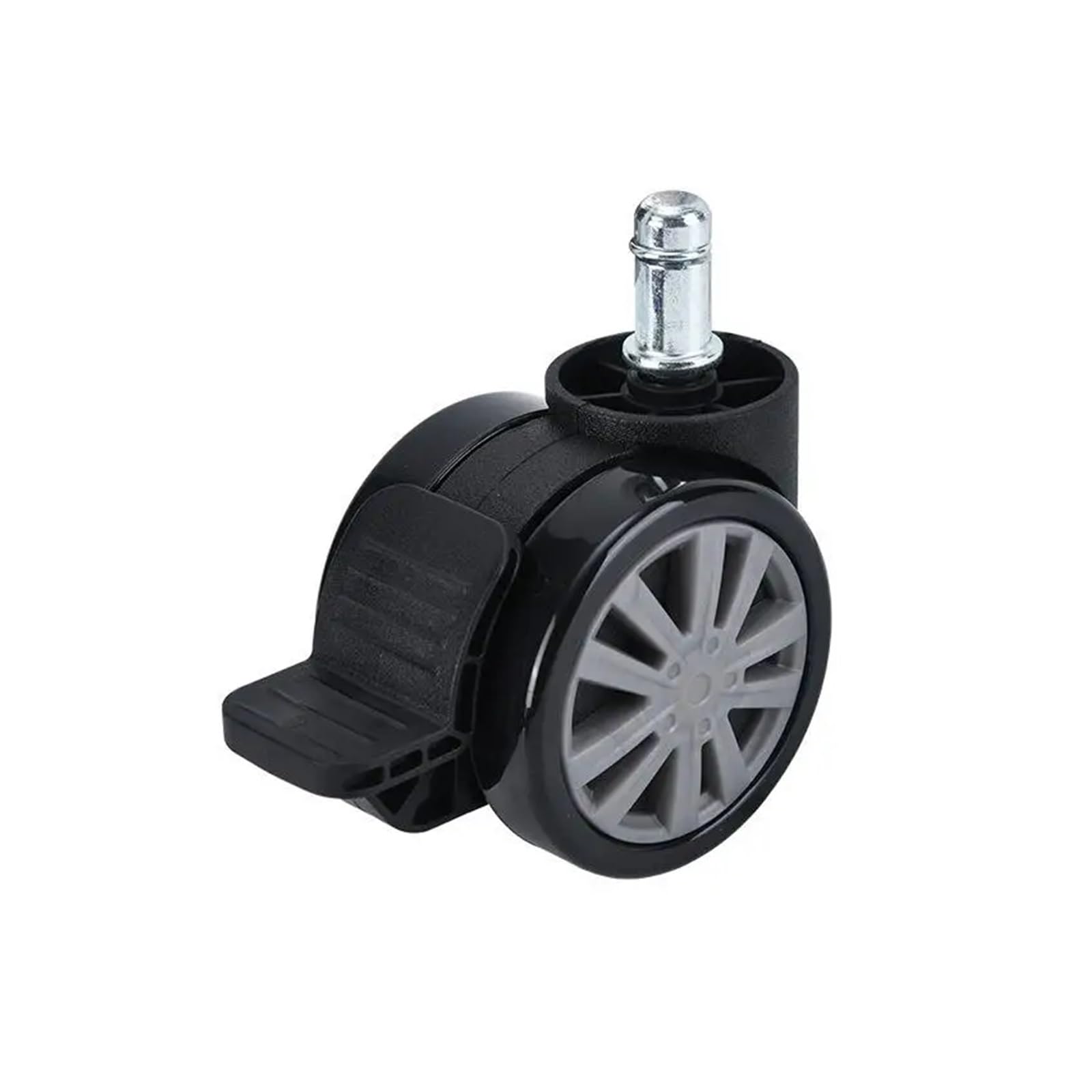5 pz 2.5 Pollici Accessori for sedie del Computer/Sedia da Ufficio rotelle di Colore Pu Anello Elastico Sedia del Computer/Ruote girevoli(Gray-11X22mm)