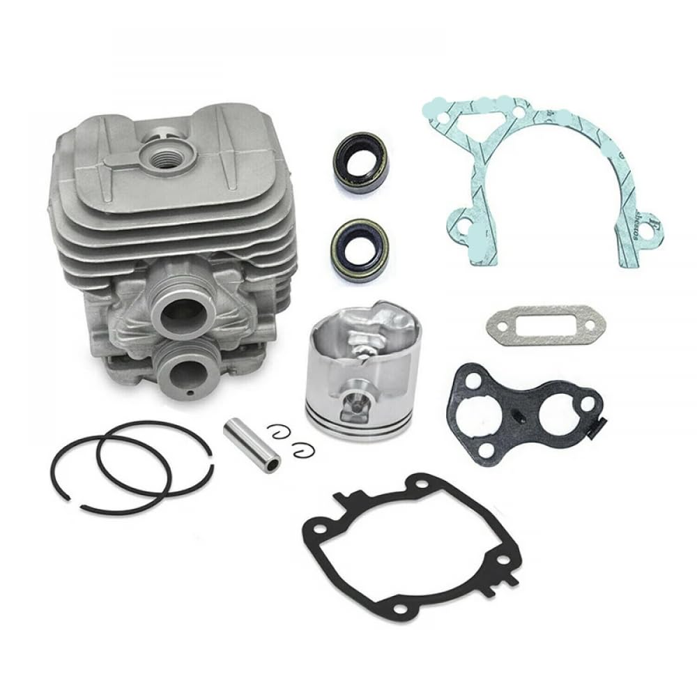 Srxbkc One Color Cylinder Piston Gaskets Kit Compatible With Cut-Off Saw Models Ts410 Ts420 50Mm Cylinder Assembly Set For Lawn Mower Accessories 4238 020 1202