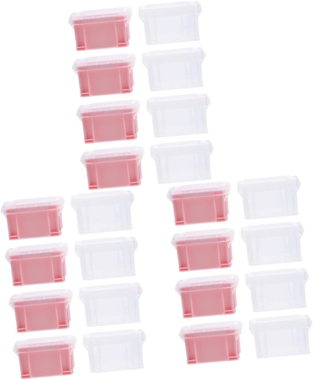 DECHOUS 24pcs Small Storage Containers Jewelry Organizers Lids Mini Boxes for Jewelry Necklace Earring Bead Button -saving
