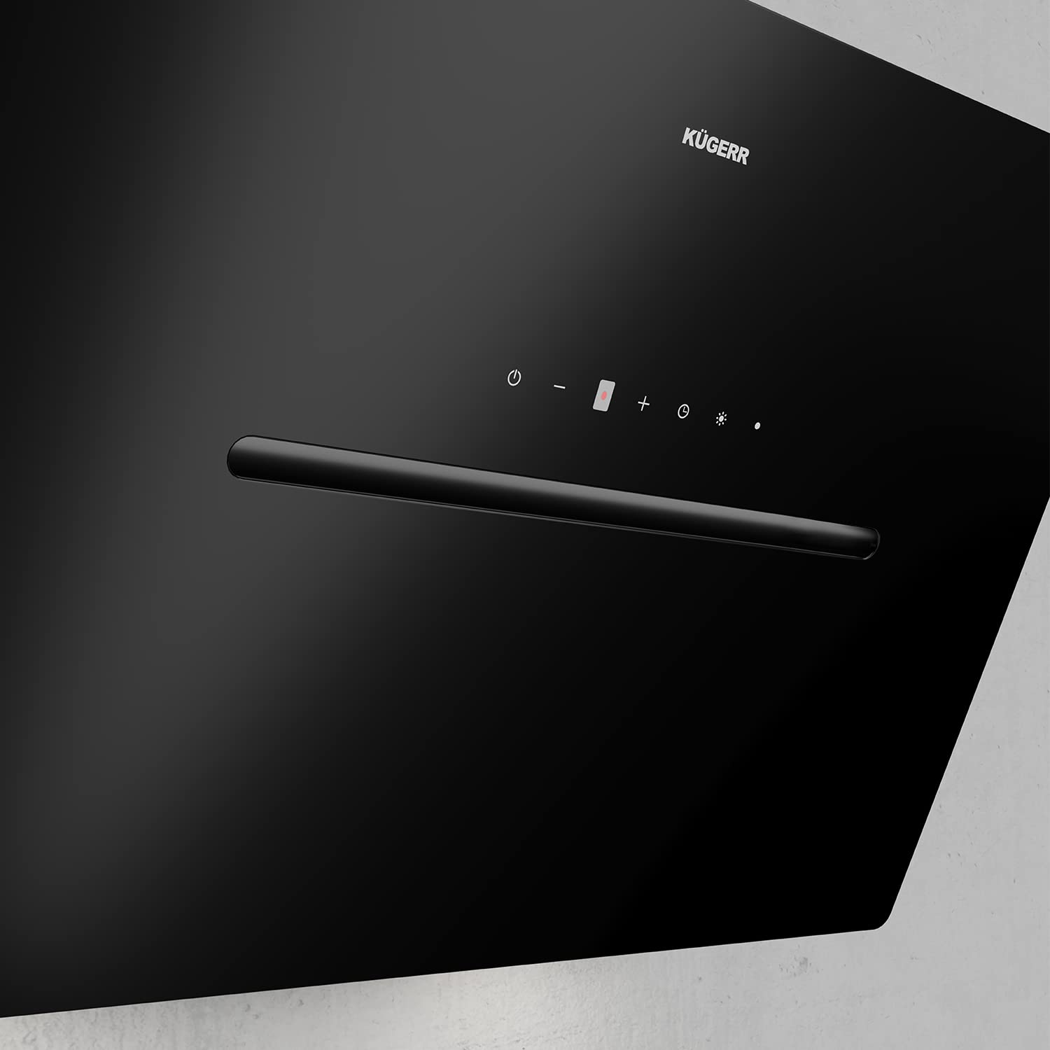 KÜGERR patentierte Leisetechnologie | D8S60UP1G | 60cm leise Wand-Dunstabzugshaube | ab 35 dB - bis 765 m³/h | Abluft - Umluft | 2 Jahre Garantie | Glas | LED