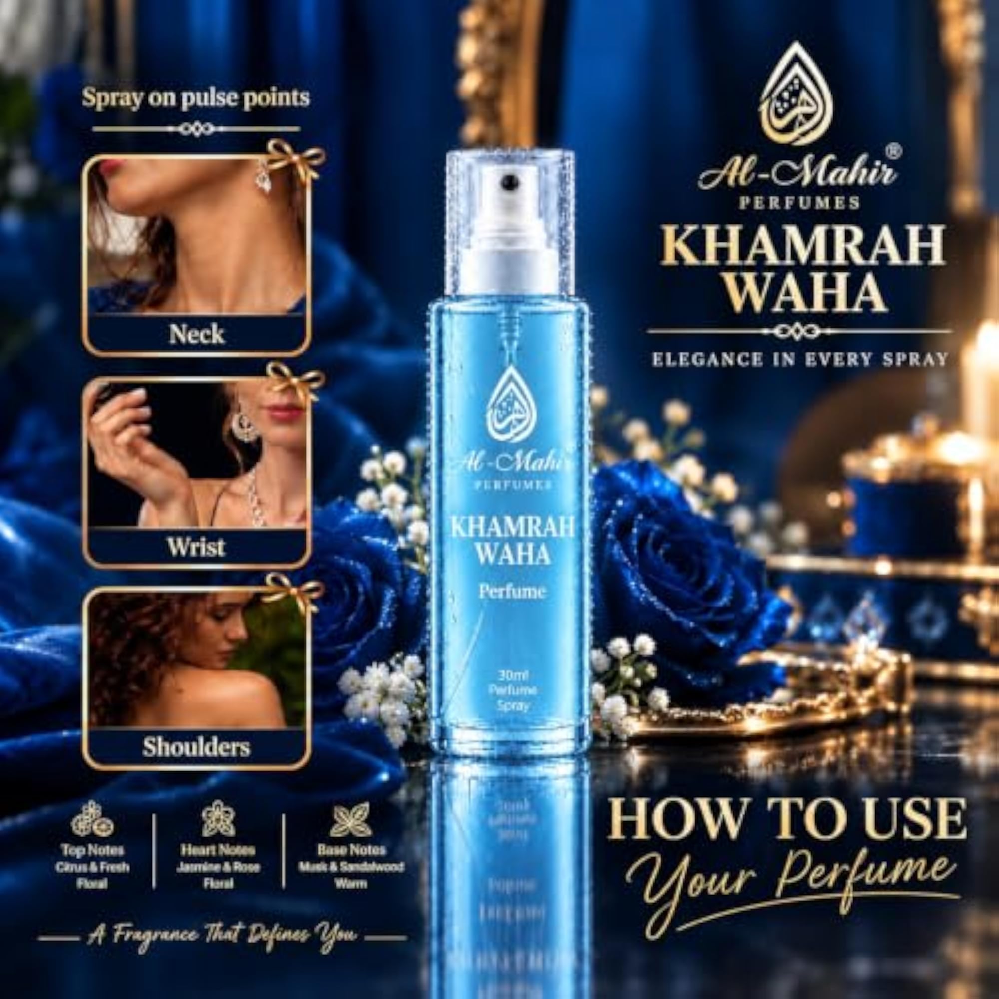 Khamrah Waha Perfume Spray For Men & Women, 30ml