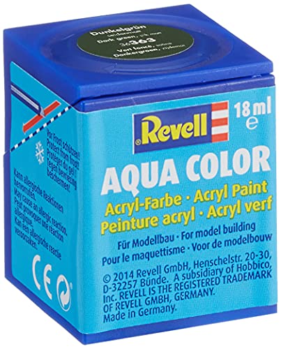 Revell 18ml Aqua Color Acrylic Paint (Darkgreen Silkyy Finish)