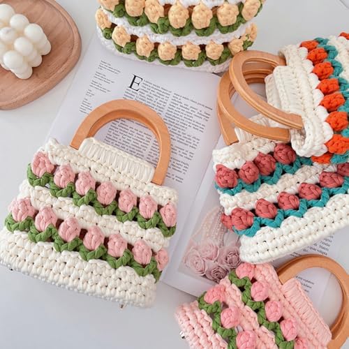 T-shirt yarn Fil tubulaire pour crochet - Sacs DIY à la main - Décoration intérieure