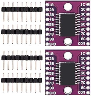 2Pcs ULN2803A Darlington Transistor Array Driver Breakout Board, High Current Voltage Driver, High Withstand Voltage and High Current Original Electric Component