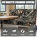 Knextrepoy Camo RV Dinette Cushion Covers Washable Stretch Couch Cushion Covers for RV Camper 2 PCS Oak Hunting Wood Car Bench Seats Interior RV Accessories
