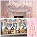 6Ft Christmas Gingerbread Banner -Christmas Party Decorations Xmas Tree Pink Gingerbread Man Candy House Hanging Garland Decor for Winter Xmas Holiday Party Supplies