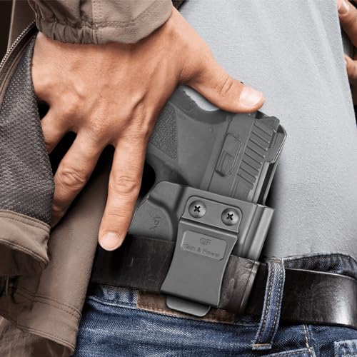 GUN & FLOWER Polymer IWB Holster Compatible with Beretta APX Full Size, Inside Waistband Concealed Carry Holster Custom Fit Beretta APX Full Size 9mm, 40, Adj. Cant & Retention, Right Hand