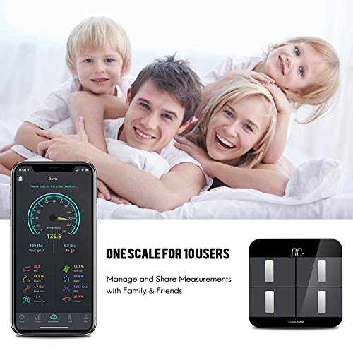Innotech Smart Body Fat Scale Bluetooth Digital Scales For Weight And Body Composition Bmi Analyzer With Free App (Please Download The Latest Version), Works With Fitbit, Apple Health & Google Fit #TOP4