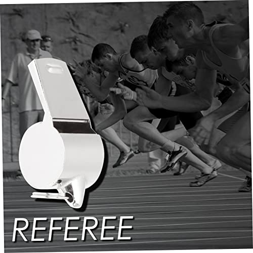 Silbatos deportivos metálicos WOONEKY 2 piezas miniatura 6