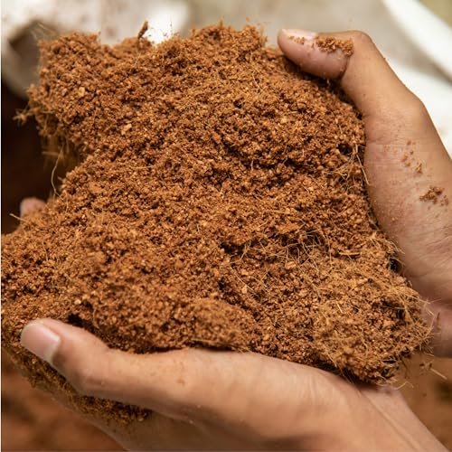 UK GROW Coconut Coir fibre Coco - 5L - Organic Soil Media Hydroponics Substrate Compost (5ltr)