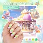 Beetles Gel Nail Polish Kit with U V Light 80Pcs Color Enchantment 55 Colors Gel Polish Starter Kit with Base Top Coat Nail Art Stickers Manicure Tools Gift for Women - Image 2