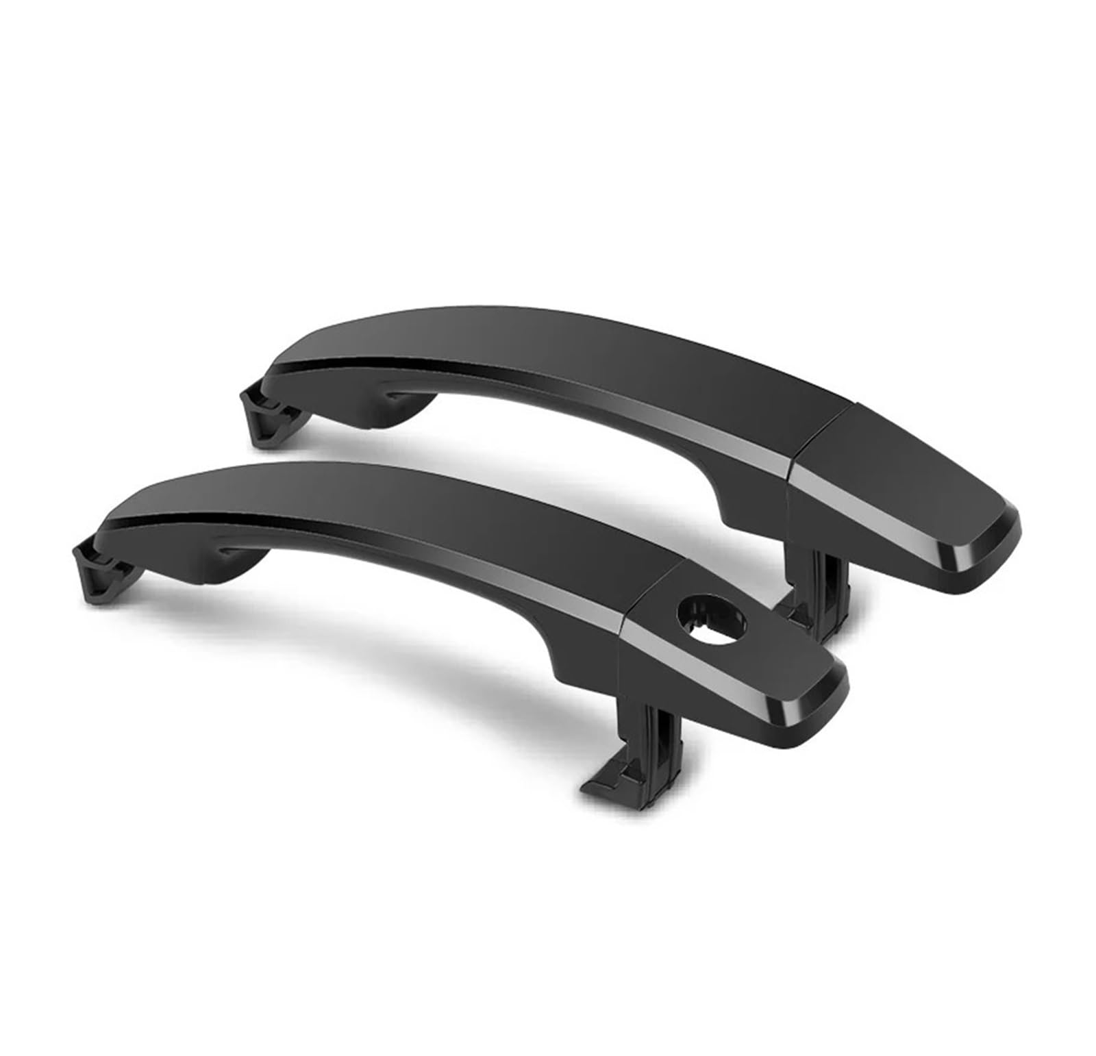 Pacsci 2Pcs Black Car Outer Door Handle For Chevrolet For Holden Captiva Sport Aveo For Saturn Vue 96468266 96468254 96468306 96468280 Chrome Black Exterior Door Handle(2Pcs Black)