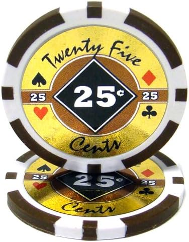 25 Black Diamond Laser 14gm Clay Poker Chips - Choose Chips image 5