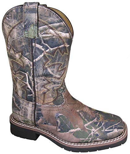 Smoky Children Wilderness True Timber Camo Western Cowboy Boot, Size 2.5R