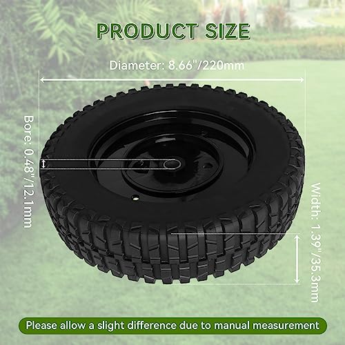 Wheel Assembly - Product Size