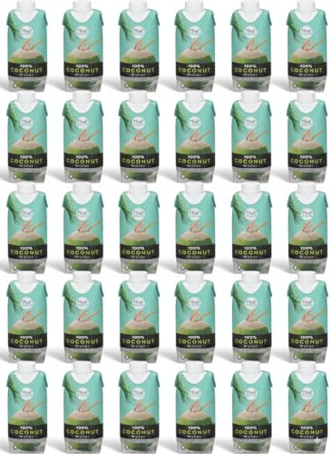 Thai Coco タイココ 100%ココナッツウォーター 330ml×24本 完全無添加 保存料・着色料0 カロリーオフ