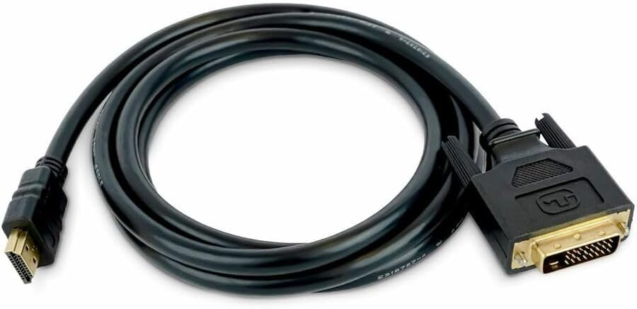 StarTech.com 6ft (1.8m) HDMI to DVI Adapter Cable, Bi-Directional Monitor Cord, M/M, TAA Compliant