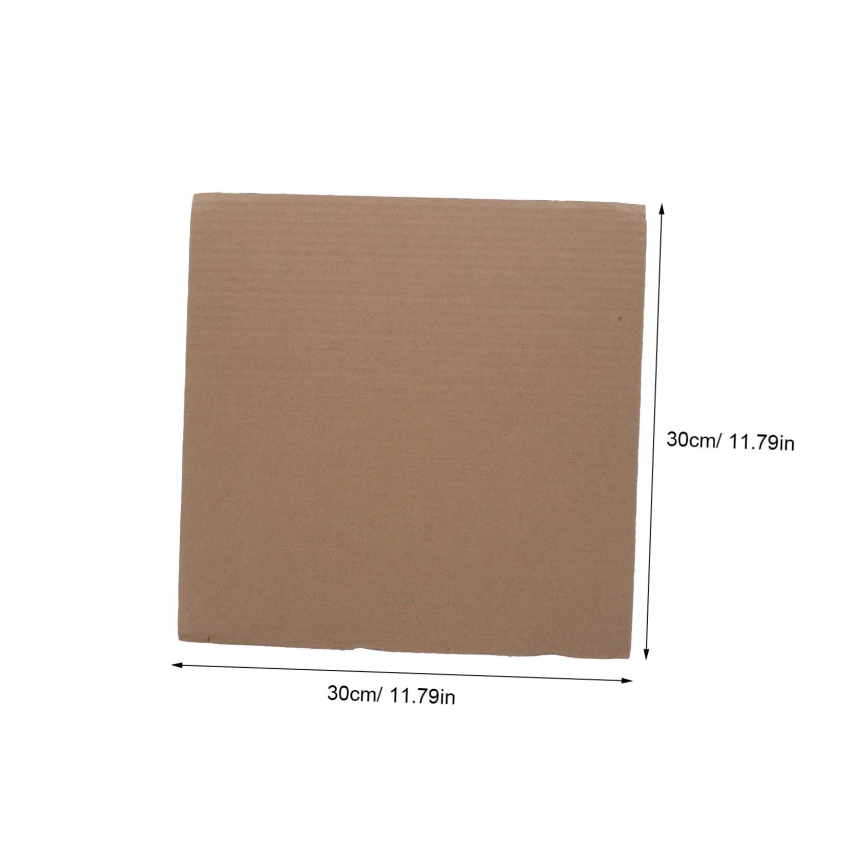 Gatuida 50 Feuilles de Séparateur en Papier Kraft Ondulé Brun pour Emballage Carton, Utilisation Polyvalente et Installation Facile, pour Artisanat et Encadrement