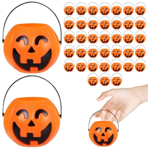 Seau à bonbons d'Halloween en plastique pour la récolte des enfants le 31 octobre