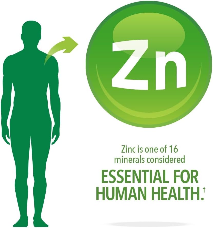 Miniatura 3 de 400 tabletas vegetarianas Natures Bounty Zinc 50mg No GMO Apoyo Inmune Antioxidante Suplemento Dietético Pastillas Incluidas con Pastillero Portátil