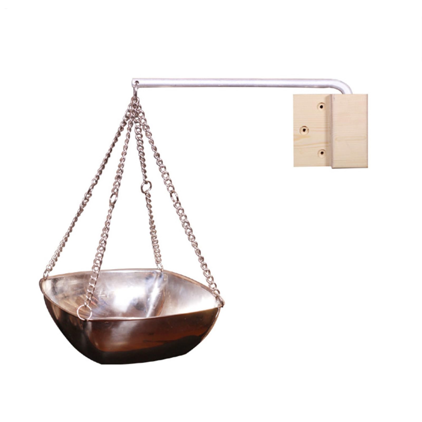 Bol pour sauna à suspendre en acier inoxydable