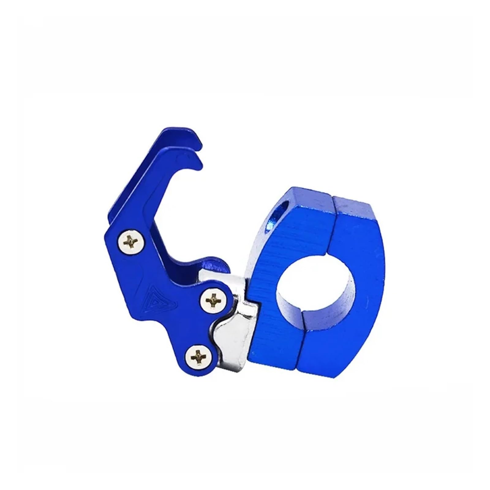 astuyhj Non-Slip Handlebar Hook Motorcycle Accessories Motorcycle Hook Luggage Bag Hanger Aluminum Alloy Helmet Claw Double Bottle Carry Holder Moto Accessories(Blue)