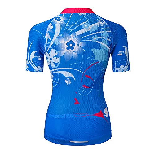 Cycling Jersey Women, Short Sleeve Bike Shirts Summer Road Bicycle Clothes Female Biking Tops Qiuck Dry S-3XL