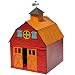 Studio M Colorful Metal Miniature Fairy Garden Barn on the Farm, Multicolor