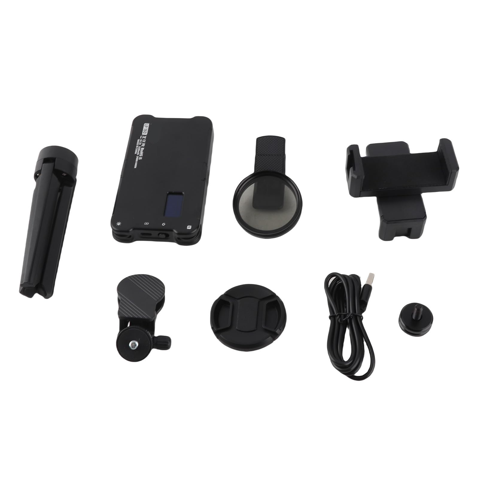 Luz de Fotografía de Tatuaje Luz de Anillo LED Recargable Luz de Foto de Tatuaje Recargable Inalámbrica con 180 Chips LED Lámpara de Brillo y Temperatura de Color