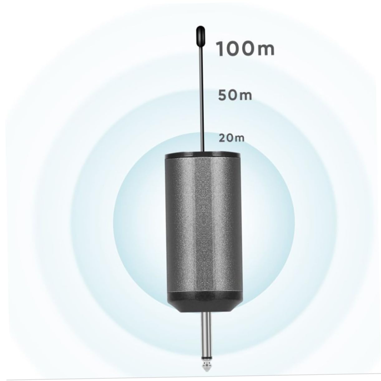 UPKOCH Microfono Wireless per Insegnanti e Presentatori Portatile Clip Ricezione a 100 M Compatibile Computer e Console Audio