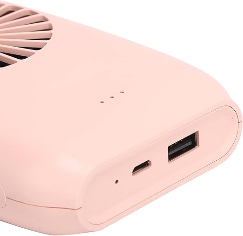 Miniatura 8 de Diyeeni Portable Mini Hanging Waist Fan USB Charging Long Battery Life Outdoor Travel and After Exercise Summer Cooling Essential Tool (Pink)