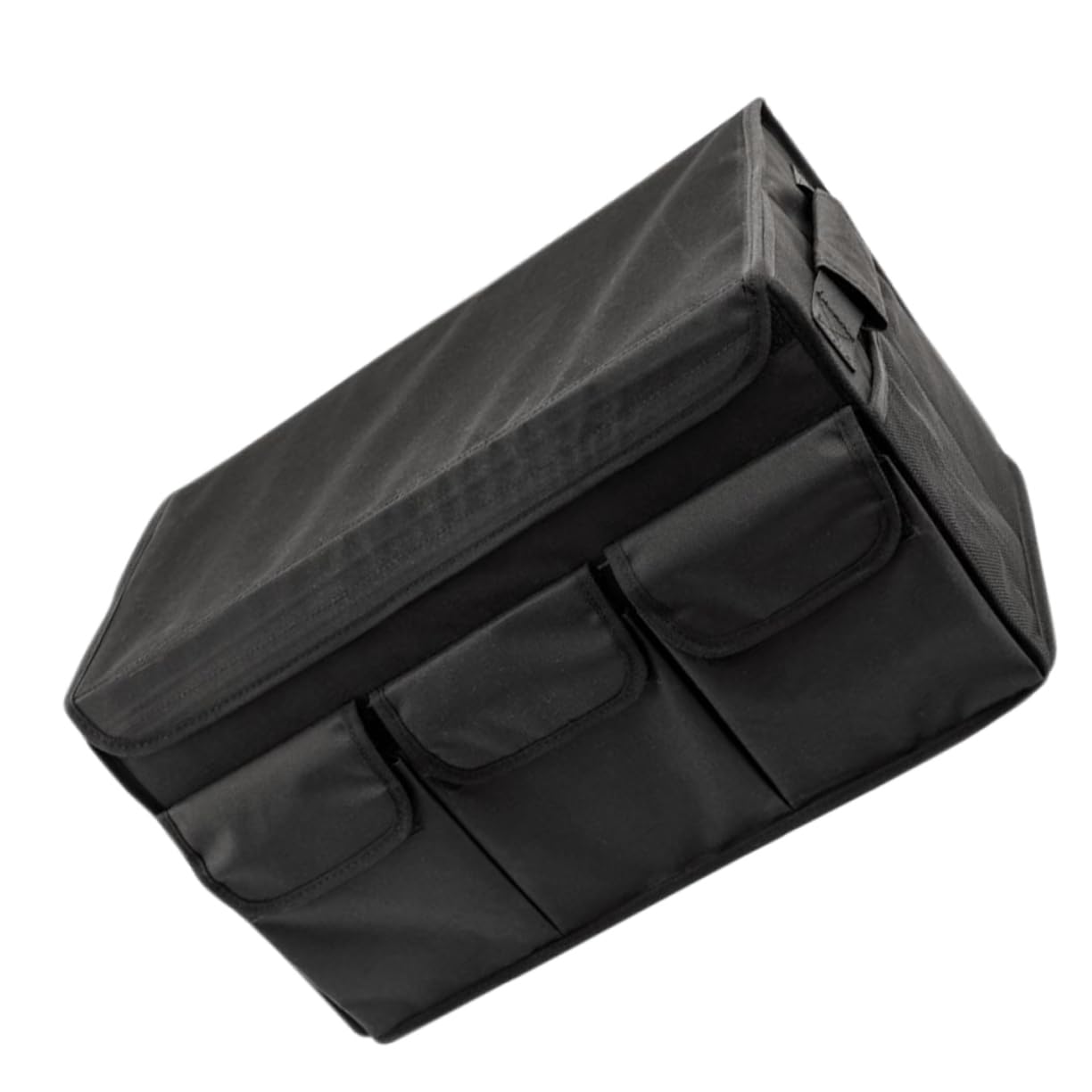 Gatuida Tissu Organisateur Coffre Oxford Pliant en Noir pour Voiture