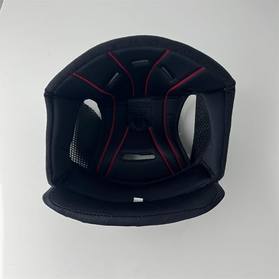 K1 Helmet Liner Replacement for AGV K1S, Sweat Absorbing & Breathable Motorcycle Helmet Padding, Black (XX-Large)