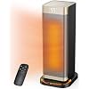 Space Heaters for Indoor Use, 1500W Electric Heater with Thermostat, 70° Oscillation, Remote Control, 3 Modes, 12H Timer, Portable Heater for Bedroom, Office, Home