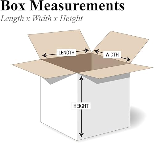 Miniatura 2 de Partners Brand P241212W50PK Cajas de Corrugado, 24" L x 12" W x 12" H, Blanco (paquete de 50)