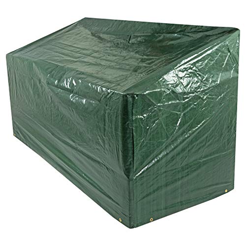 Oxbridge Waterproof Outdoor Large Bench Cover 120g/M2 PE GREEN