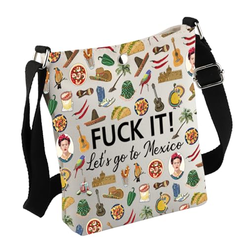 MNIGIU Mexico Crossbody Bag Mexico Lover Gift M-exico Travel Gift