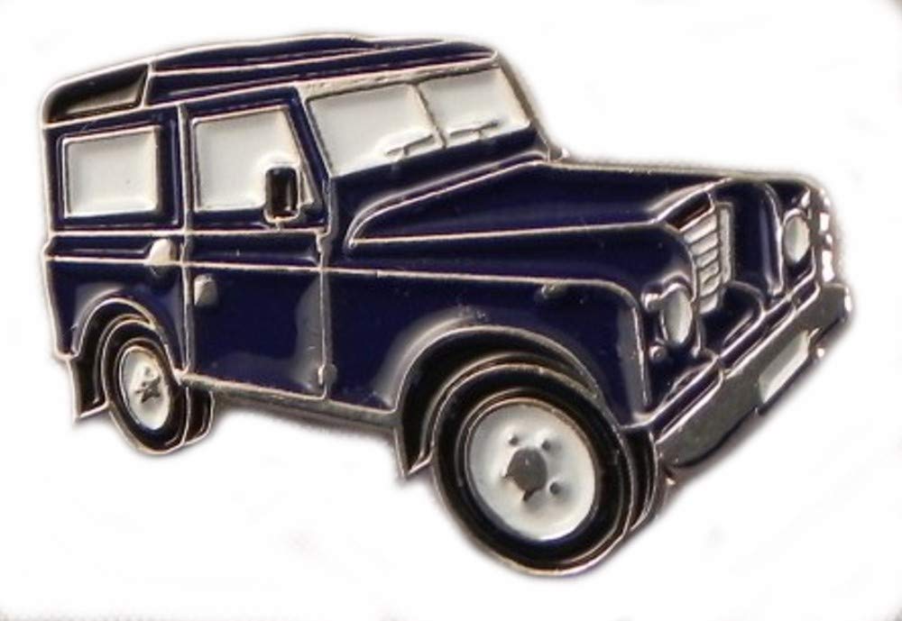 Metal Enamel Pin Badge Brooch Off-road 4x4 Landrover Blue